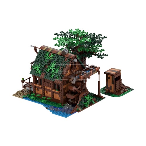 레고 크리에이터 MOC-48679 Watermill 중세 나무집 호환 신제품 창작