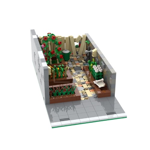 레고 크리에이터 호환 MOC-63861 Community Allotment Garden 커뮤니티 가든 신제품 창작