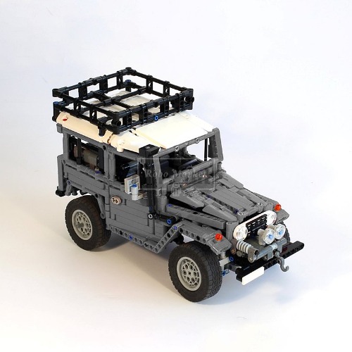 레고 테크닉 MOC-2770A FJ40 오프로드 지프 여행용 차량 호환 신제품 창작