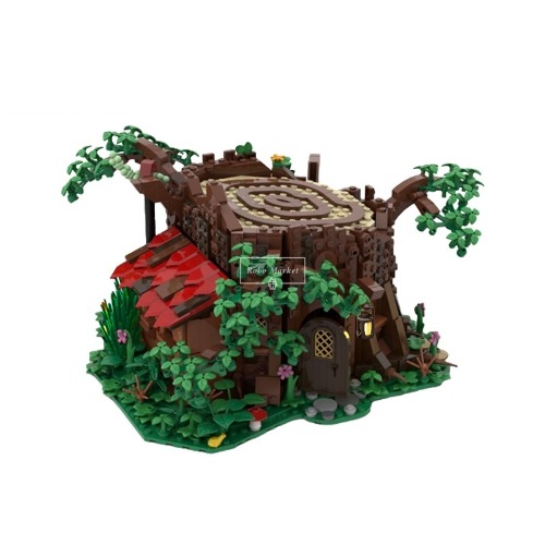 레고 크리에이터 호환 신제품 Medieval Forest Fairy Cottage 중세 숲의 요정 오두막 MOC-98101 창작