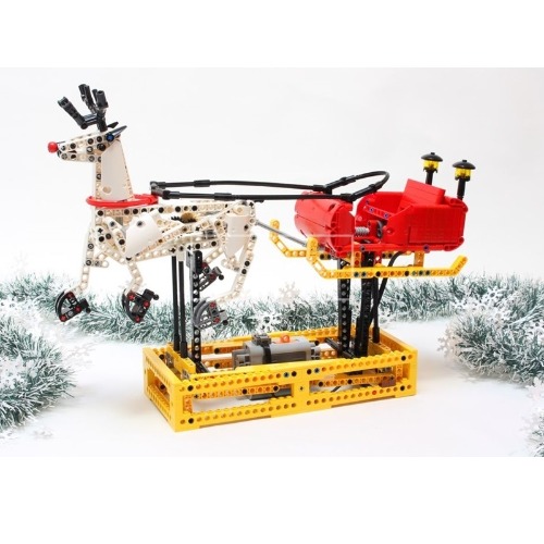 레고 크리에이터 호환 신제품 Christmas Santa Sleigh 크리스마스 산타 썰매 MOC-4121 창작