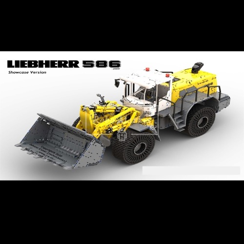 레고 테크닉 호환 신제품 Liebherr L586 Showcase 공압 쇼케이스 불도저 MOC-60873 창작