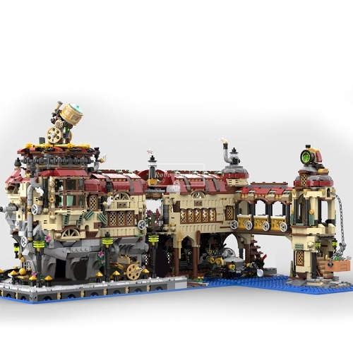 레고 크리에이터 신제품 Steam Engine 증기 동력 기계 설계 MOC-121751 호환 한정판