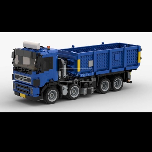 레고 테크닉 호환 Volvo FM 8x2 Container Transport 볼보 컨테이너 운송 MOC-3421 창작