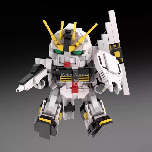 레고 건담 호환 건담 RX-93 메가 파이팅 로봇 MOC-Gundam SD6 신제품 창작