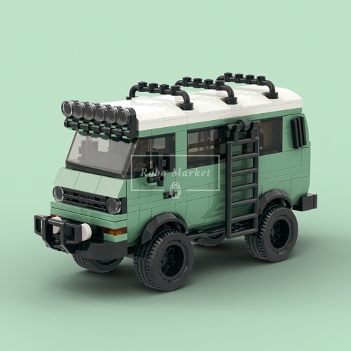 레고 스피드챔피언 호환 VW T3 Syncro camper van 폭스바겐 T3 싱크로 캠퍼밴 MOC-50394 신제품 창작