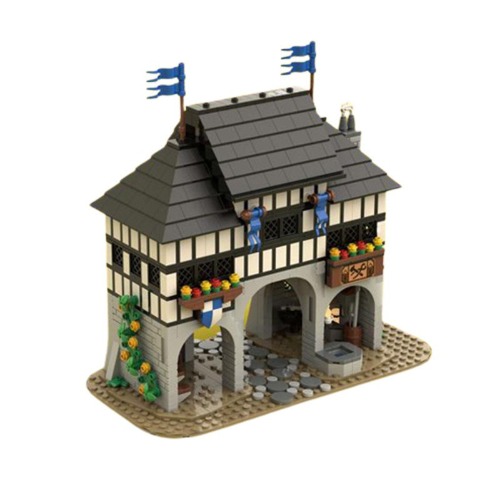 레고 크리에이터 호환 Falcon&#039;s Keep 중세 해적 테마 요새 MOC-139581 신제품 창작