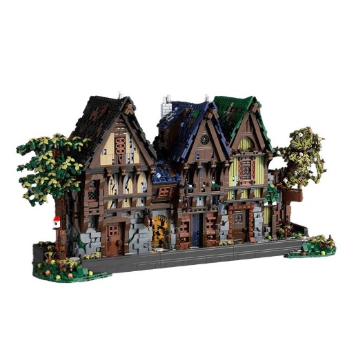 레고 크리에이터 호환 Medieval Modular Street 중세 모듈러 대장산 별장 MOC-117629 신제품 창작