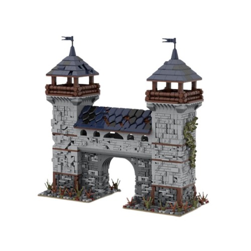 레고 크리에이터 호환 Medieval Black Falcon outpost 중세 블랙 팰컨 전초기지 MOC-85157 신제품 창작