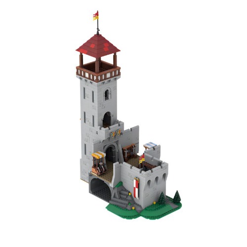 레고 크리에이터 호환 Lion Knights Castle 사자의 성 확장판 MOC-138457 신제품 창작