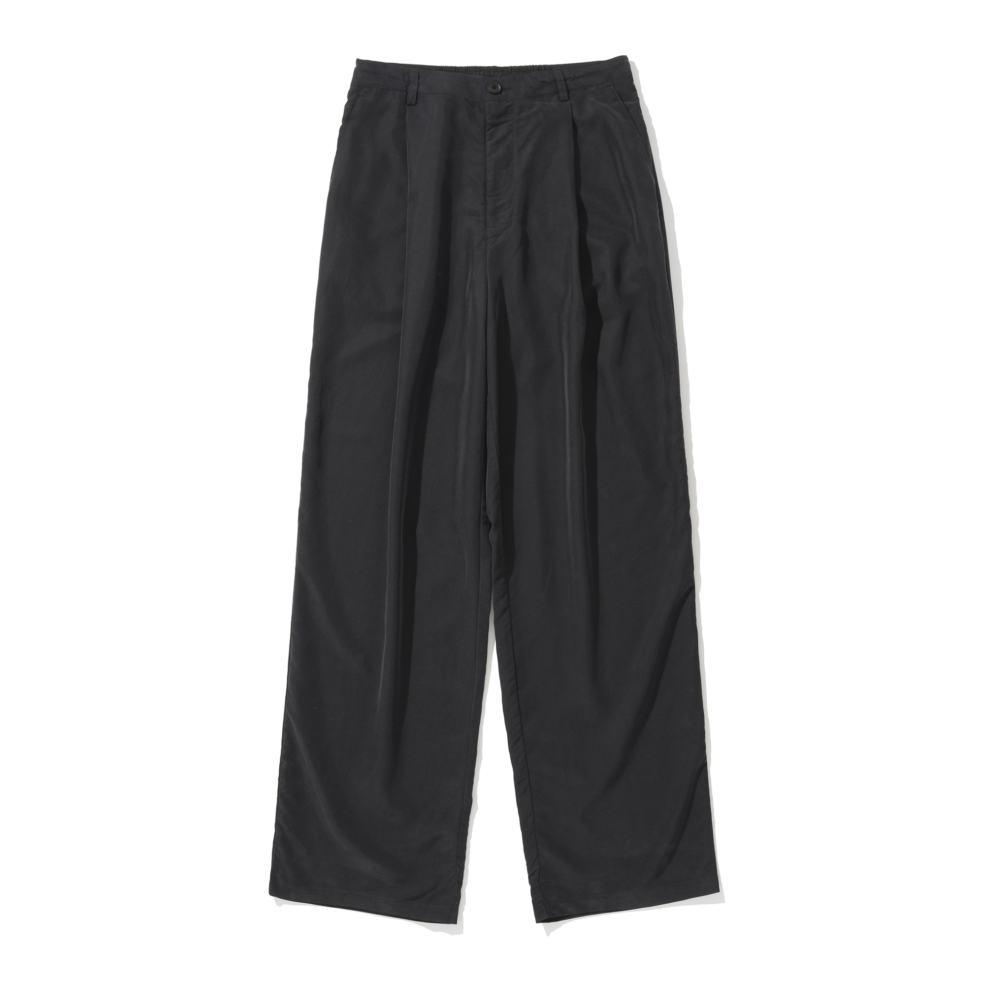 [COMPULSORY LINE] FLEXIBLE ONE TUCK WIDE PANTS #1