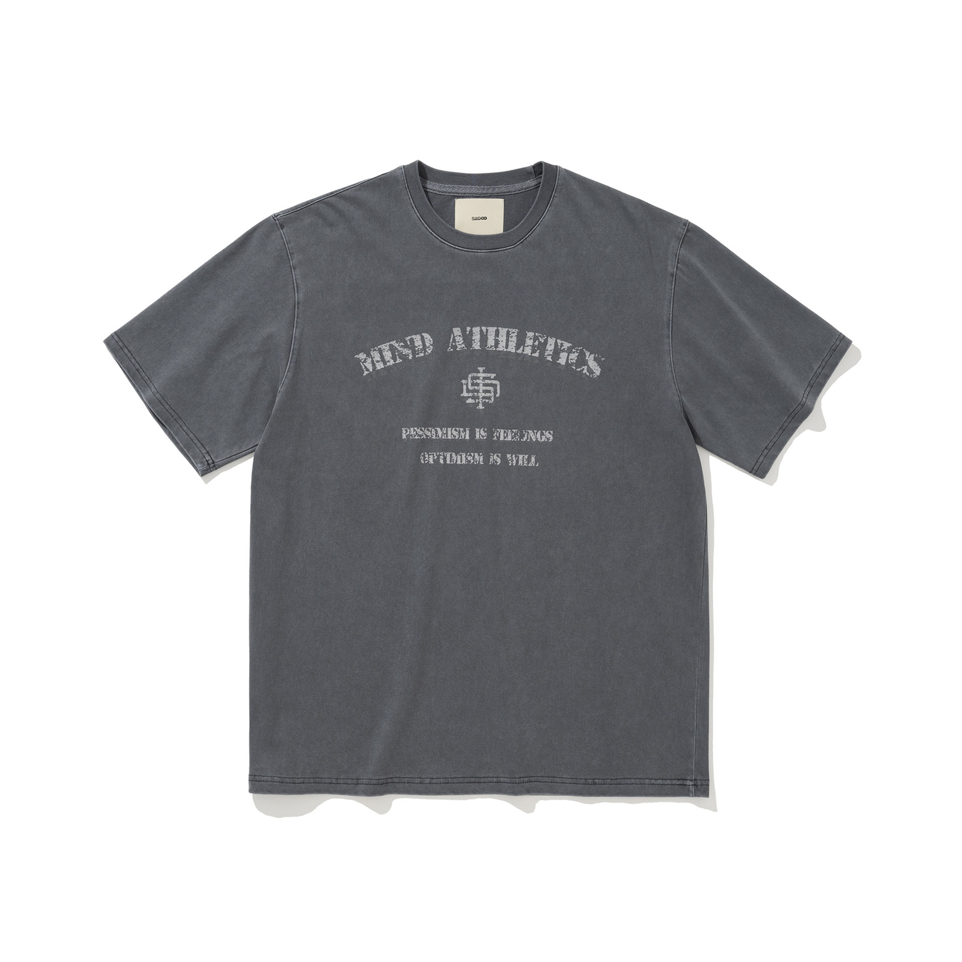 [MASCULINE LINE] &#039;PFOW&#039; MIND ATHLETICS PIGMENT WASHED T-SHIRT #2