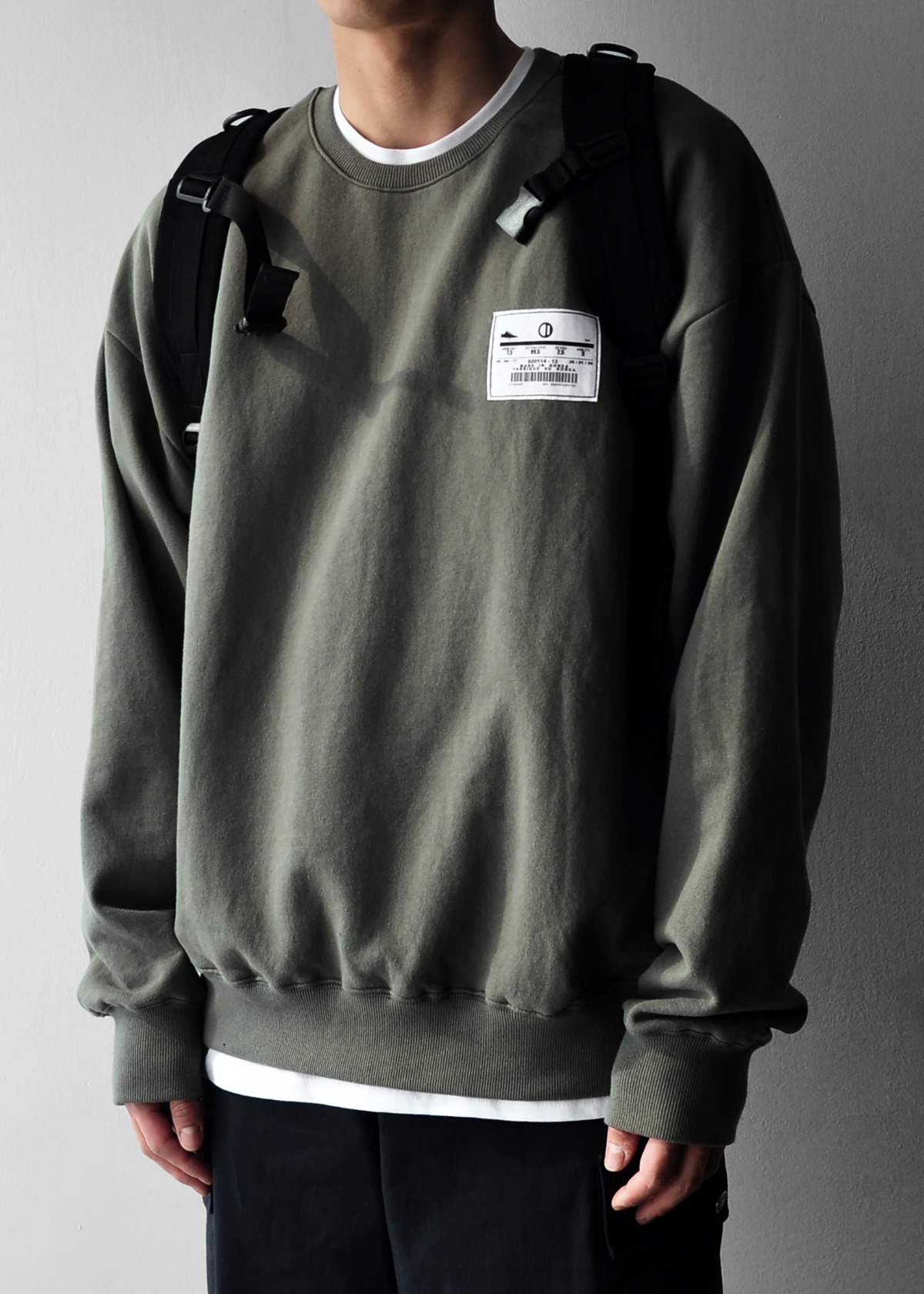 SDDL SHOES LABEL PATCH DT SWEAT SHIRT #2(2차 재입고)