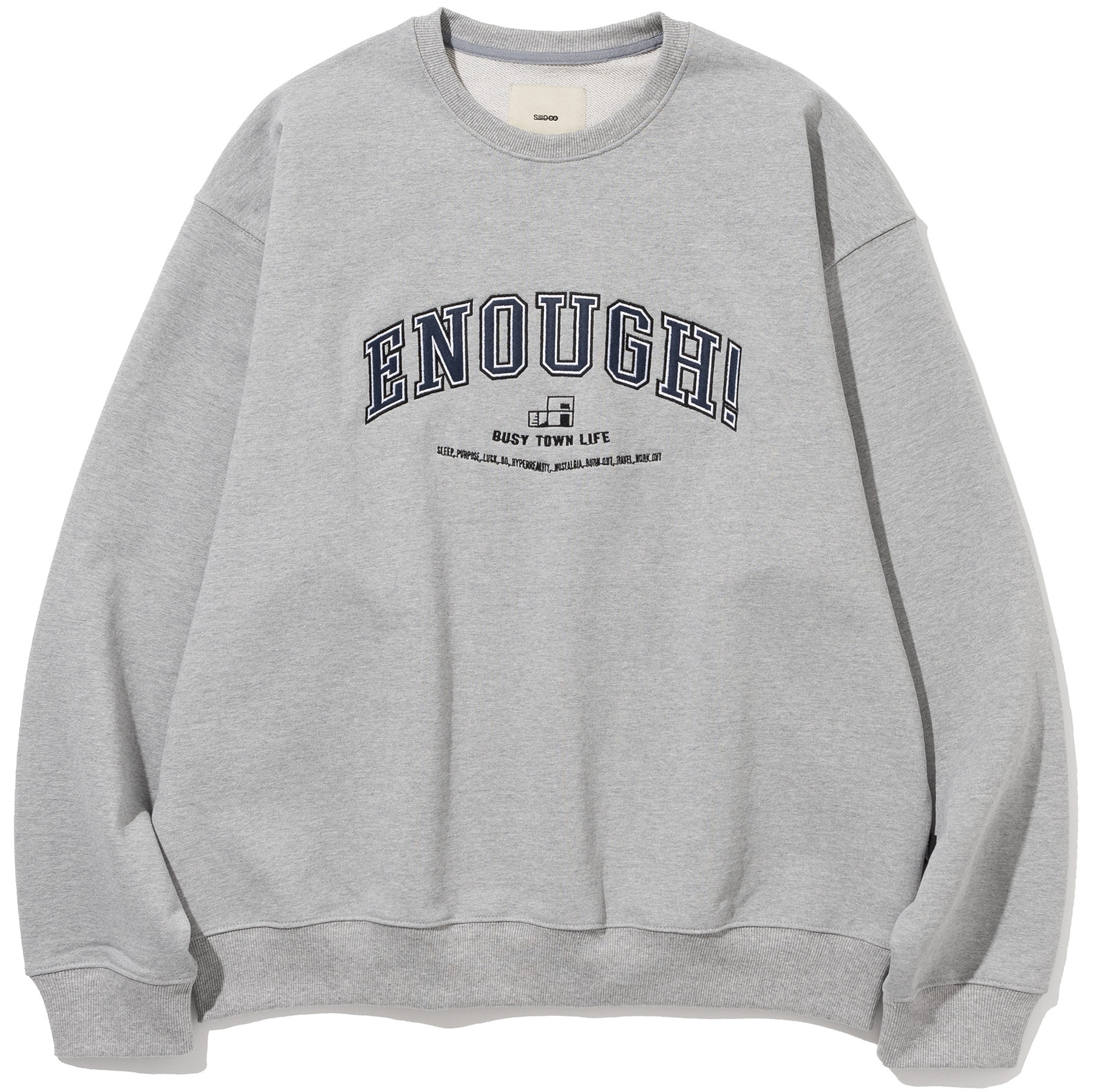 &#039;ENOUGH! BUSY TOWN LIFE&#039; VINTAGE SWEAT SHIRT #2(1st restock)