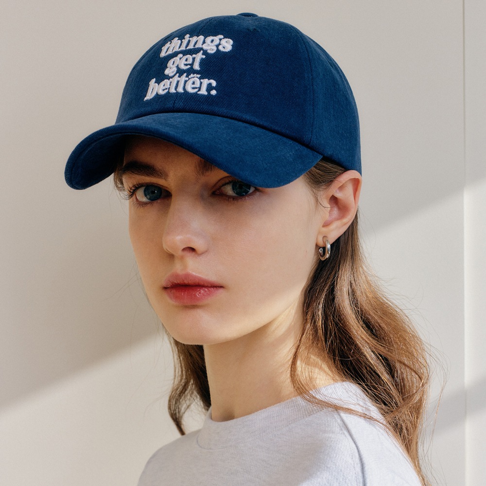 네이비 제인 베이직 볼캡 / NAVY JANE BASIC BALL CAP