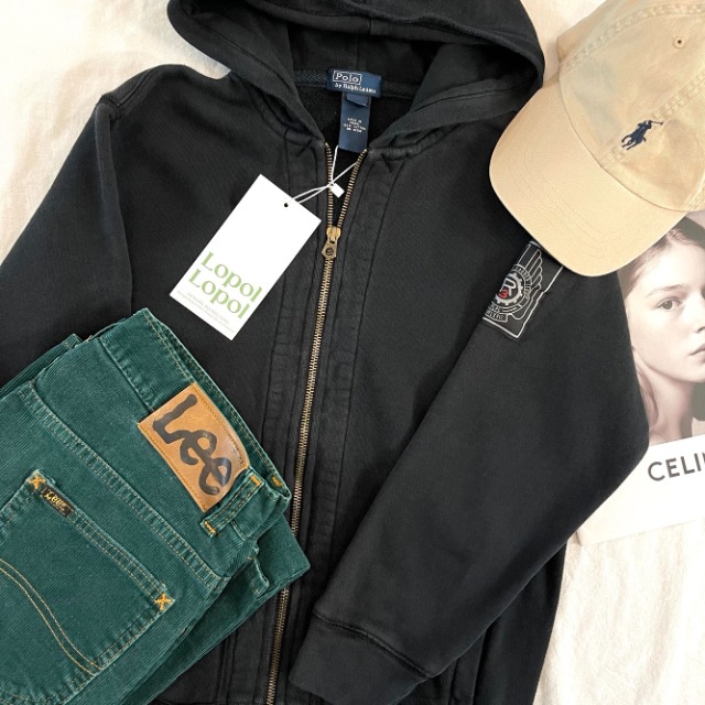 Polo ralph lauren hood zip-up (sw330)