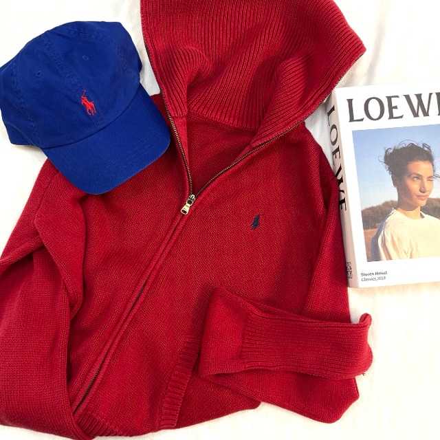 Polo ralph lauren knit zip-up (kn1503)