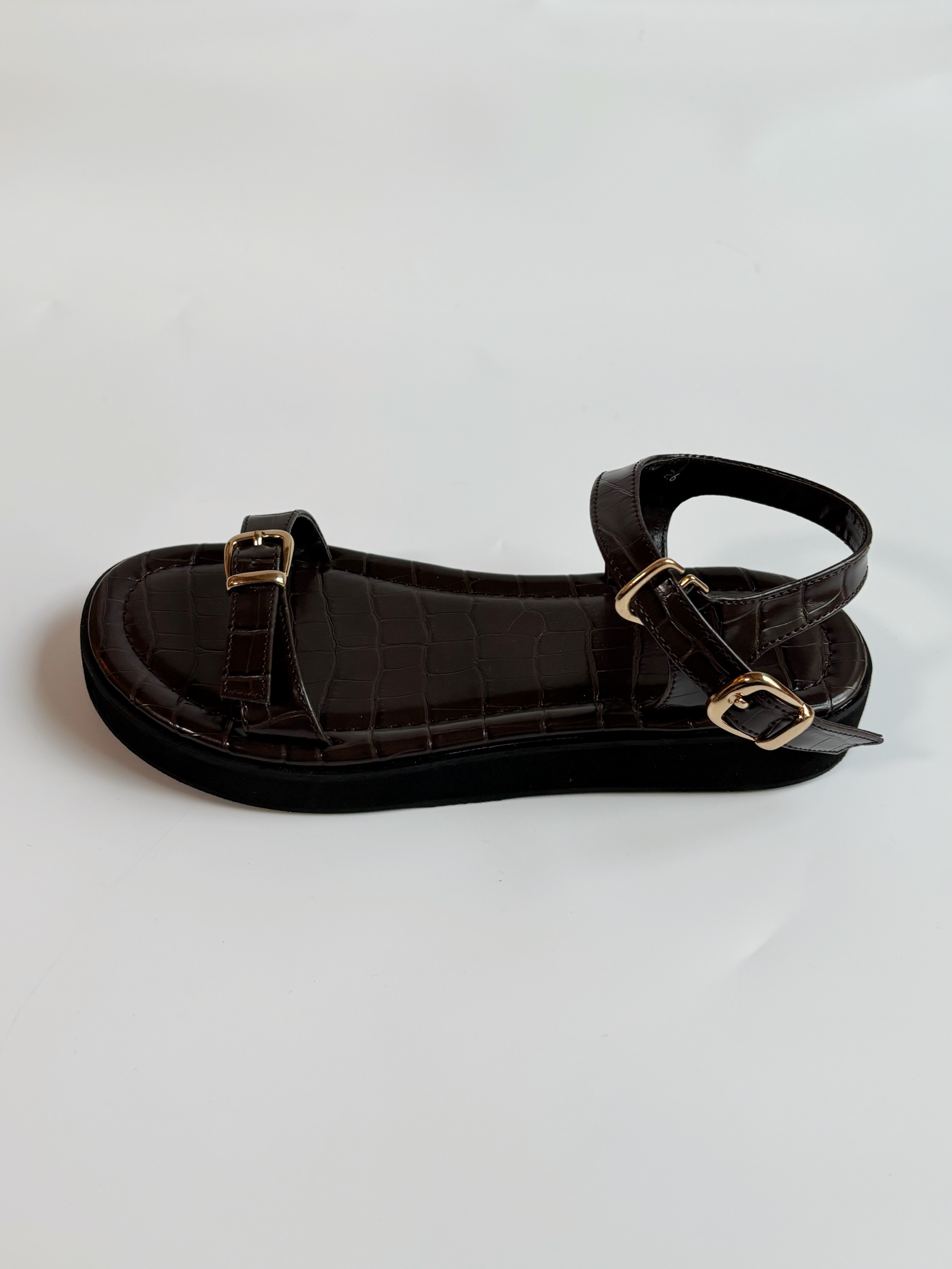 Belt Sandal _ Black