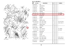 [XMAX300]프론트커버(치마)좌측 실버[B74-F8351-00-P5]