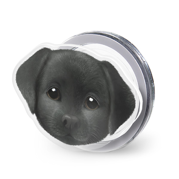 Pepper the Labrador Retriever Face Acrylic Magnet Tok (for MagSafe)