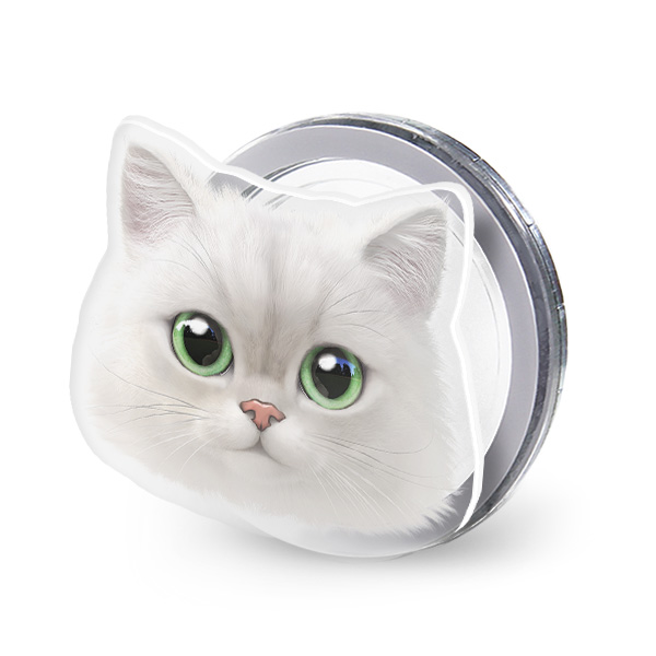 Ruby the Persian Face Acrylic Magnet Tok (for MagSafe)