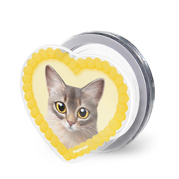Rose MyHeart Acrylic Magnet Tok (for MagSafe)