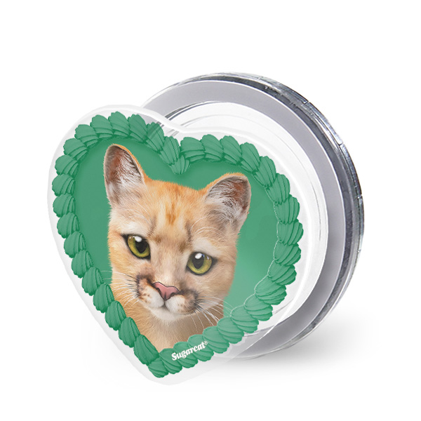 Porong the Puma MyHeart Acrylic Magnet Tok (for MagSafe)