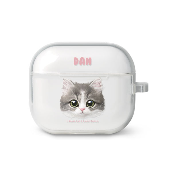 Dan the Kitten Face AirPods 3 TPU Case