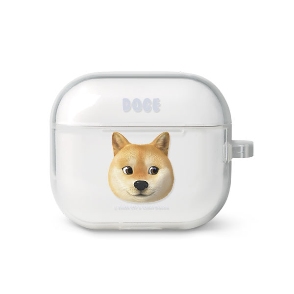 Doge the Shiba Inu Face AirPods 3 TPU Case