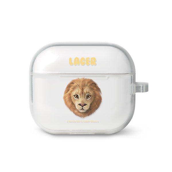 Lager the Lion Face AirPods 3 TPU Case