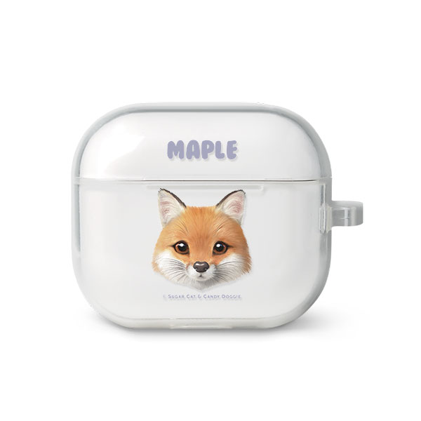 Maple the Red Fox Face AirPods 3 TPU Case