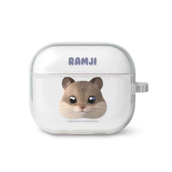 Ramji the Hamster Face AirPods 3 TPU Case