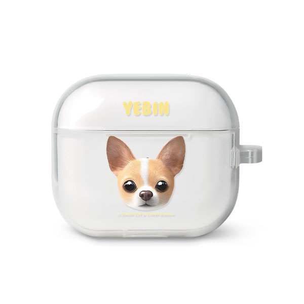 Yebin the Chihuahua Face AirPods 3 TPU Case