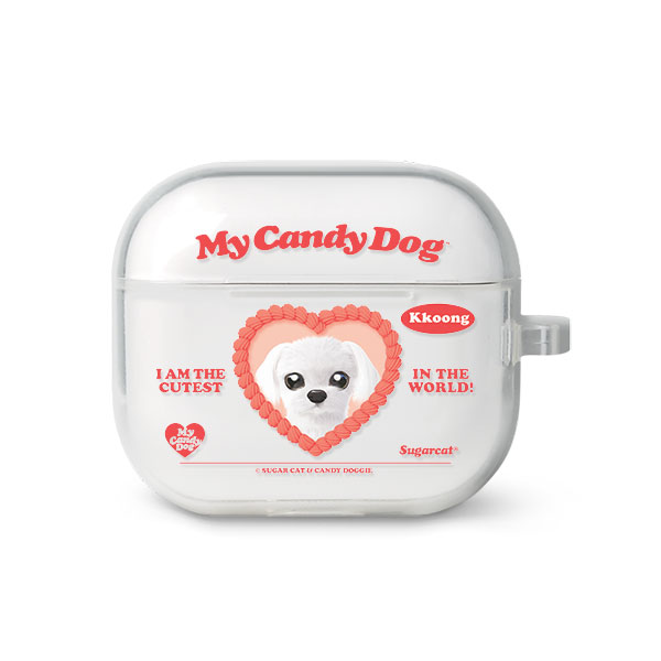 Kkoong the Maltese MyHeart AirPods 3 TPU Case