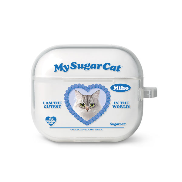 Miho the Norwegian Forest MyHeart AirPods 3 TPU Case