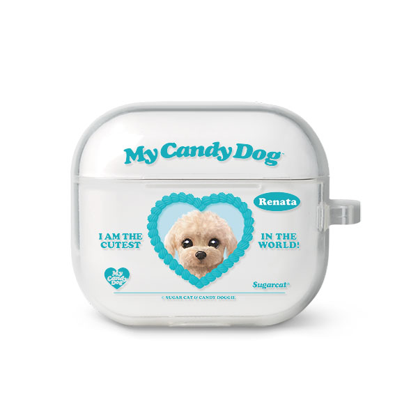 Renata the Poodle MyHeart AirPods 3 TPU Case