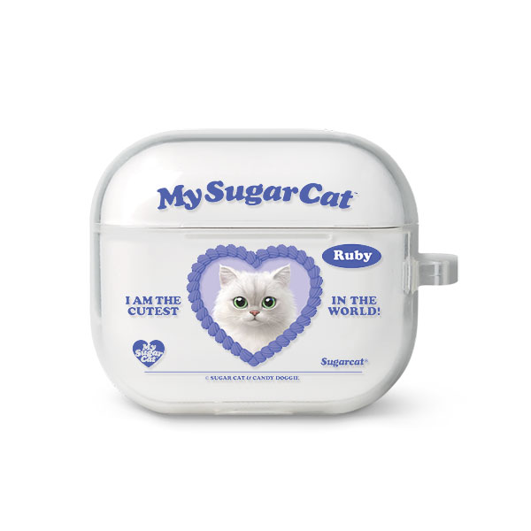 Ruby the Persian MyHeart AirPods 3 TPU Case