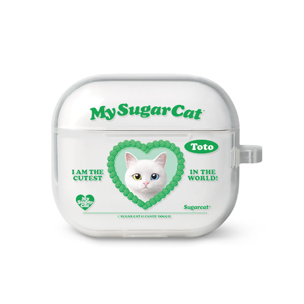 Toto the Scottish Straight MyHeart AirPods 3 TPU Case