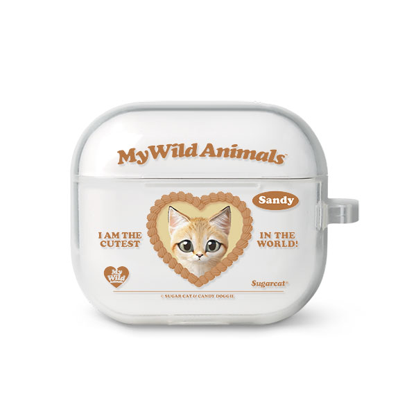 Sandy the Sand cat MyHeart AirPods 3 TPU Case