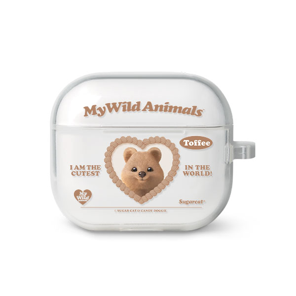 Toffee the Quokka MyHeart AirPods 3 TPU Case