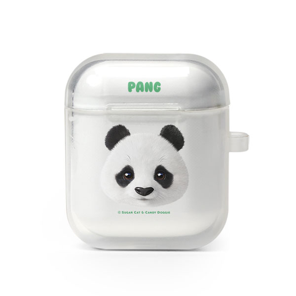 Pang the Giant Panda Face AirPod TPU Case
