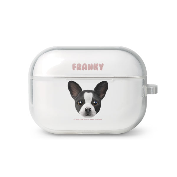 Franky the French Bulldog Face AirPod Pro TPU Case