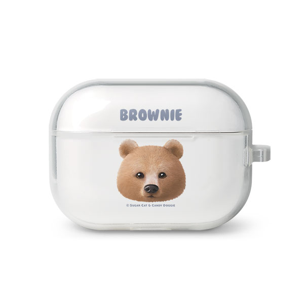 Brownie the Bear Face AirPod Pro TPU Case