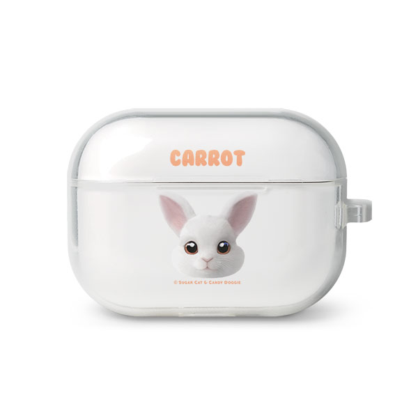 Carrot the Rabbit Face AirPod Pro TPU Case