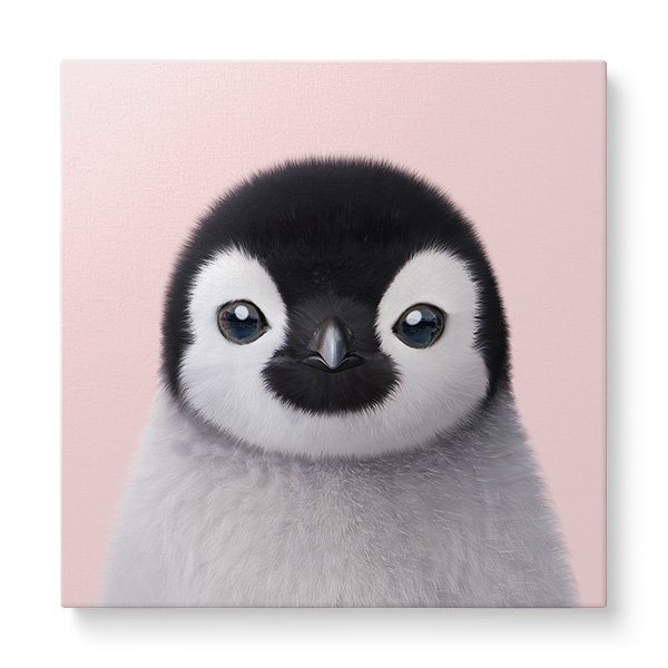 Peng Peng the Baby Penguin Art Canvas
