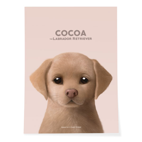 Cocoa the Labrador Retriever Art Poster
