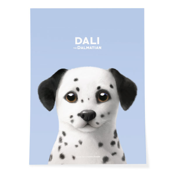 Dali the Dalmatian Art Poster