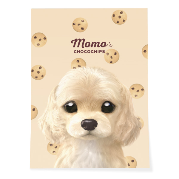 Momo the Cocker Spaniel’s Chocochips Art Poster