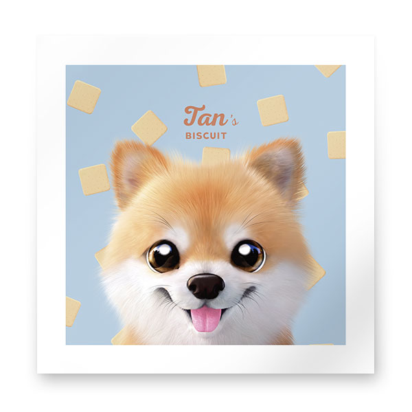 Tan the Pomeranian’s Biscuit Art Print