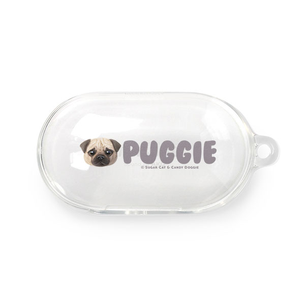 Puggie the Pug Dog Face Buds TPU Case